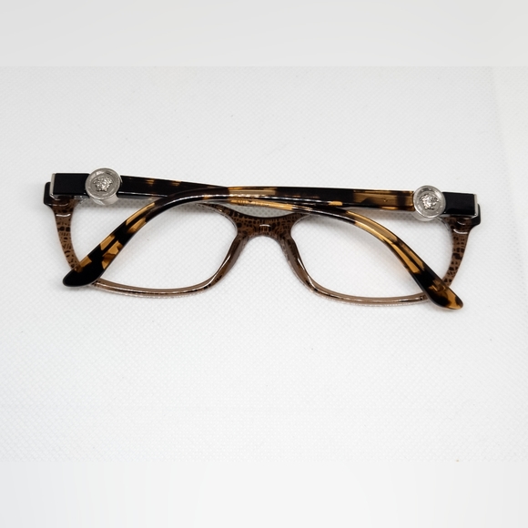 Authentic VERSACE MOD 3164 Medusa Frame RX Eyeglasses Frames w/Case & Lens Cloth - Picture 6 of 9